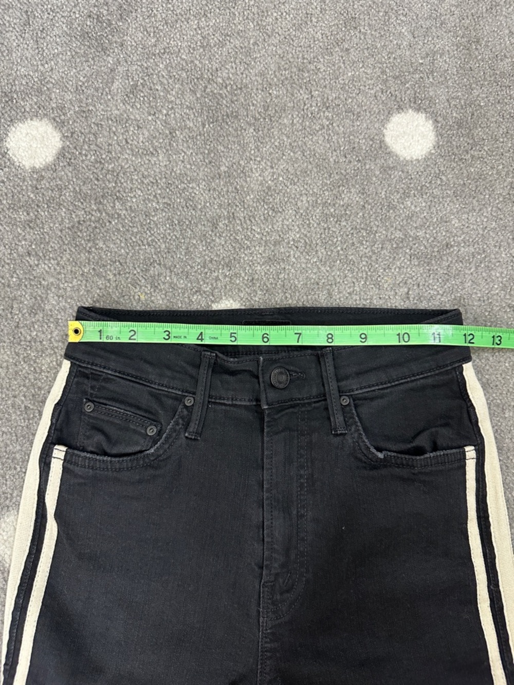 MOTHER insider crop step fray guilty racer denim jeans - Picture 10 of 14